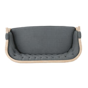 French Country Chesterfield Style Tufted Loveseat - R&R Furniture Gallery (Fountain Valley, CA)