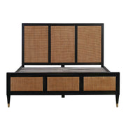 TOV Furniture Sierra panel bed with sleek modern design and neutral finish, shown in a stylish bedroom setting.