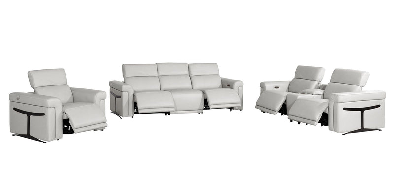 1126 - 7-Piece Modular Power Reclining Sofa, Loveseat & Chair Set In With 5 Power Recliners & Power Headrests