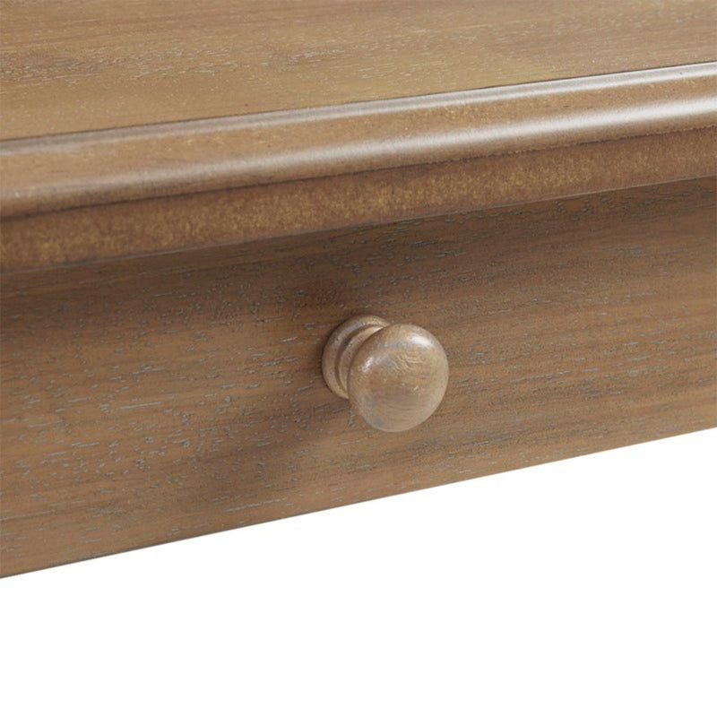 Tabitha - Desk With Drawer And Turned Legs - Natural - R&R Furniture Gallery (Fountain Valley, CA)