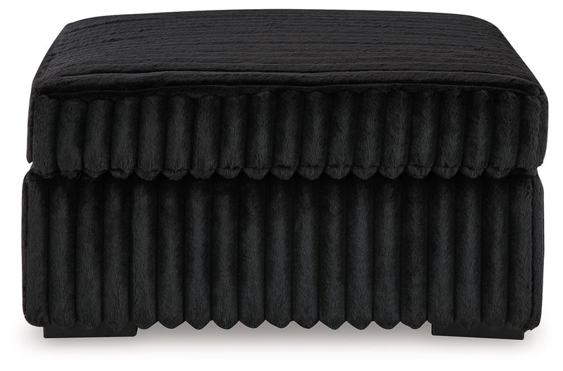 Midnight-Madness - Oversized Accent Ottoman - R&R Furniture Gallery (Fountain Valley, CA)