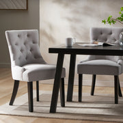 Contemporary Cheney Dining Chair Set With Tufted Design - R&R Furniture Gallery (Fountain Valley, CA)