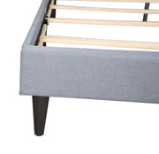 Button tufted upholstered bed in a cozy charm design by Glory Furniture, featuring a plush headboard and elegant fabric finish.