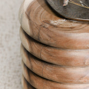 Gala - Round End Table - Natural - R&R Furniture Gallery (Fountain Valley, CA)