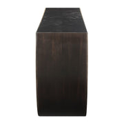 Maceo - Console Table - Black & Gold - R&R Furniture Gallery (Fountain Valley, CA)