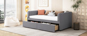 Upholstered Daybed With Ergonomic Design Backrest - R&R Furniture Gallery (Fountain Valley, CA)