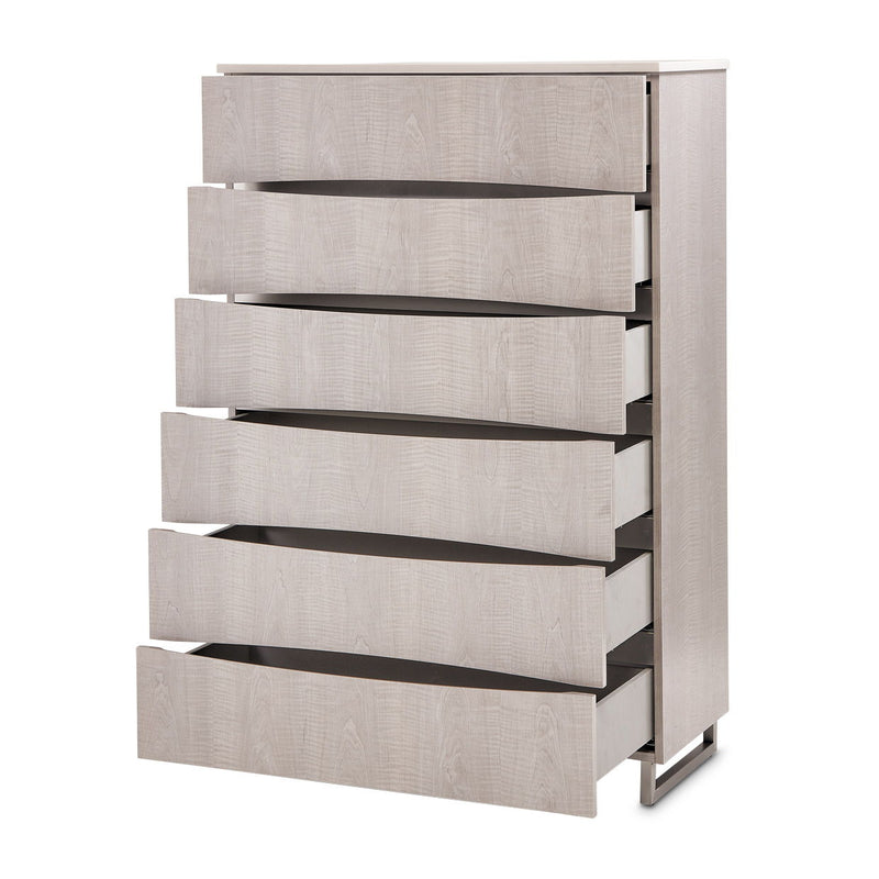 Marin - 6-Drawer Chest - Beige - R&R Furniture Gallery (Fountain Valley, CA)