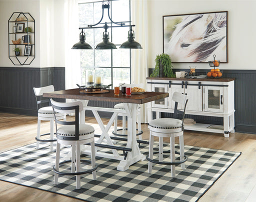 Valebeck - Counter Height Table Set - R&R Furniture Gallery (Fountain Valley, CA)