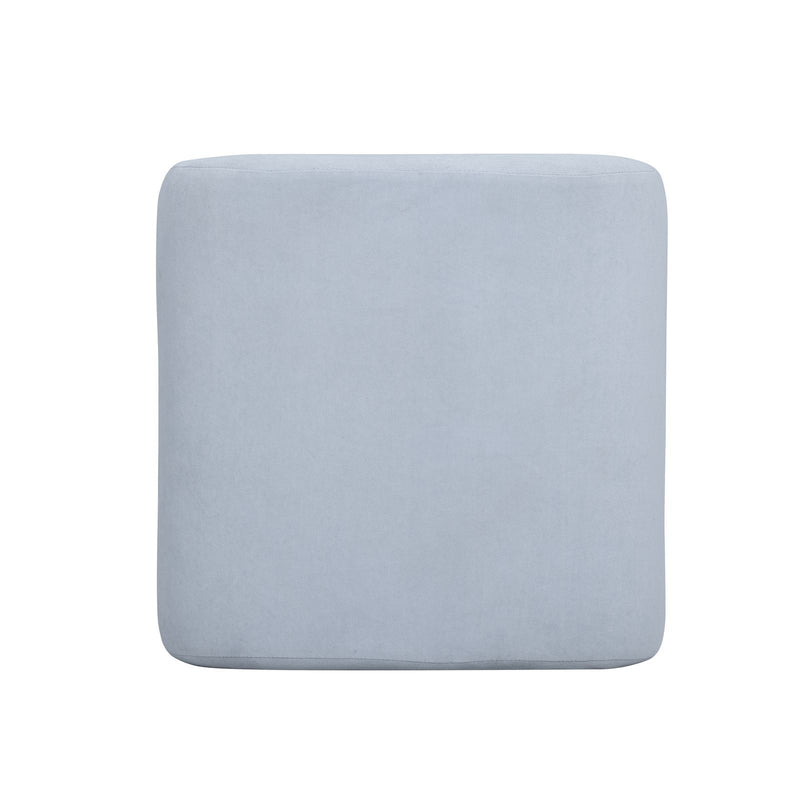 Desi - Velvet Ottoman - R&R Furniture Gallery (Fountain Valley, CA)