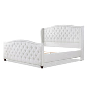 Marcella - Upholstered Shelter Headboard Bed Set - R&R Furniture Gallery (Fountain Valley, CA)
