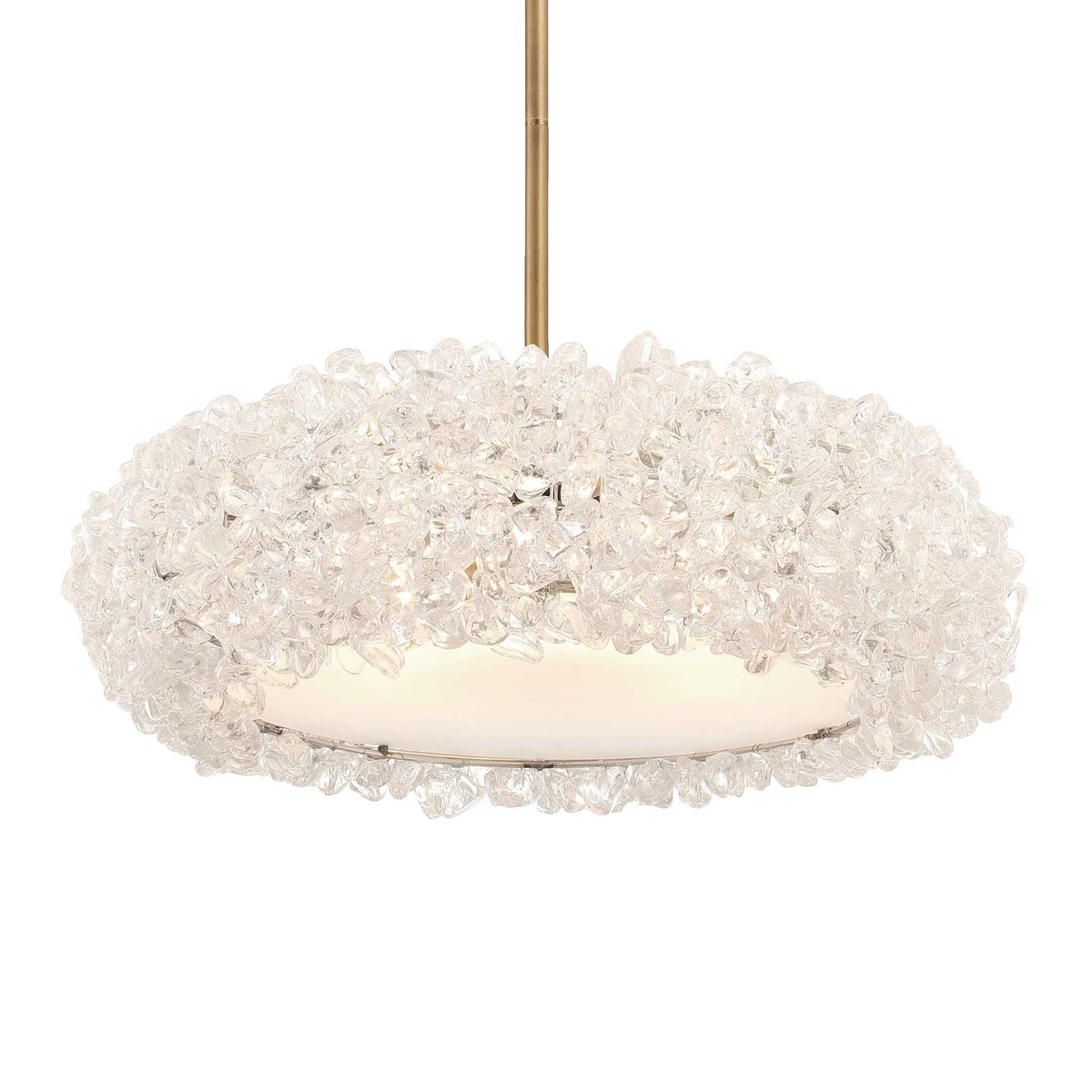 Spangled - 6 Light Pendant - Brass