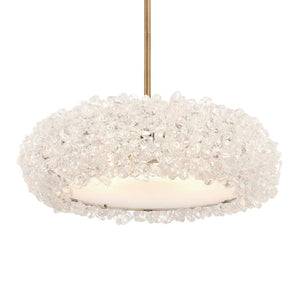 Spangled - 6 Light Pendant - Brass