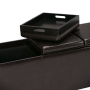 Avalon - Multi Functional Storage Ottoman - R&R Furniture Gallery (Fountain Valley, CA)