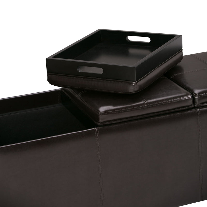 Avalon - Multi Functional Storage Ottoman - R&R Furniture Gallery (Fountain Valley, CA)