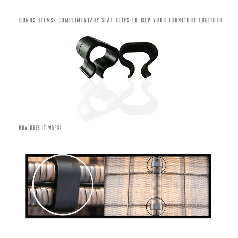 Contemporary Patio Seating Set With Fire Pit - R&R Furniture Gallery (Fountain Valley, CA)