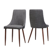 Mid Century Modern Fabric Armless Dining Chair - R&R Furniture Gallery (Fountain Valley, CA)
