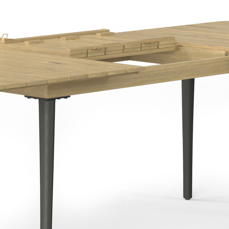 Beachside - Outdoor Extendable Dining Table - Light Teak - R&R Furniture Gallery (Fountain Valley, CA)