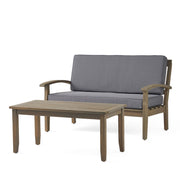 Outdoor Chat Set With Coffee Table And Loveseat - R&R Furniture Gallery (Fountain Valley, CA)