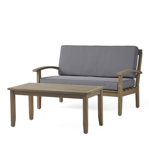 Outdoor Chat Set With Coffee Table And Loveseat - R&R Furniture Gallery (Fountain Valley, CA)