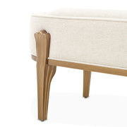 Camellia Field - Accent Bench - Beige / Gold - R&R Furniture Gallery (Fountain Valley, CA)