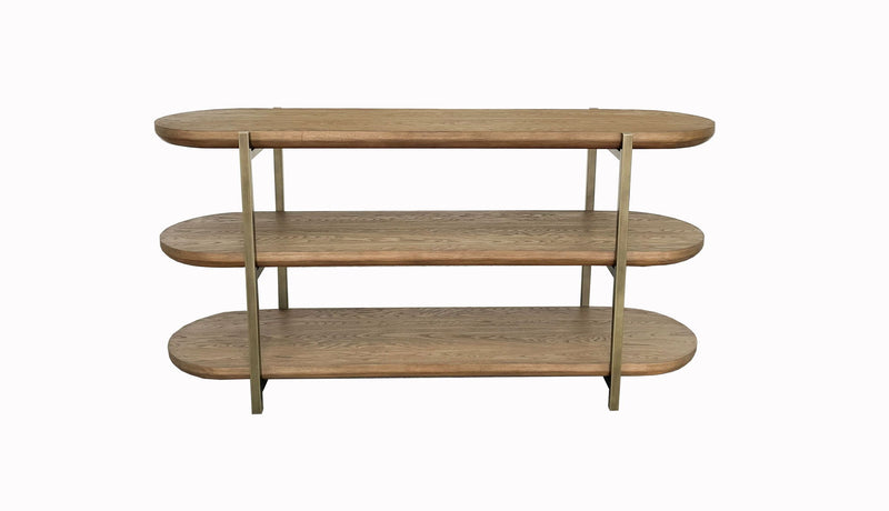 Console Table - Light Brown - R&R Furniture Gallery (Fountain Valley, CA)