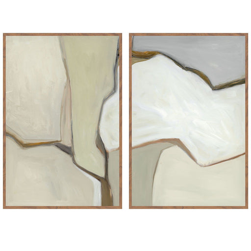 Dried - 60" x 40" Painting By Buddy Whitlock (Set of 2) - Walnut - R&R Furniture Gallery (Fountain Valley, CA)