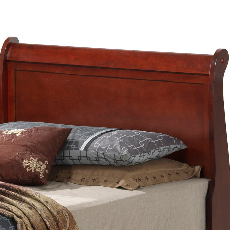Upholstered Panel Sleigh Bed Design - R&R Furniture Gallery (Fountain Valley, CA)
