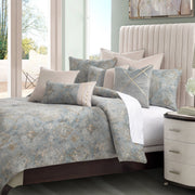 Debonair - 9-Piece Queen Comforter Set - Mist - R&R Furniture Gallery (Fountain Valley, CA)