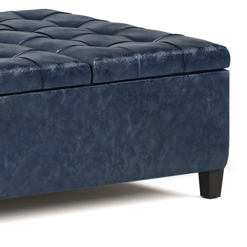 Harrison - Upholstered Coffee Table Storage Ottoman - R&R Furniture Gallery (Fountain Valley, CA)