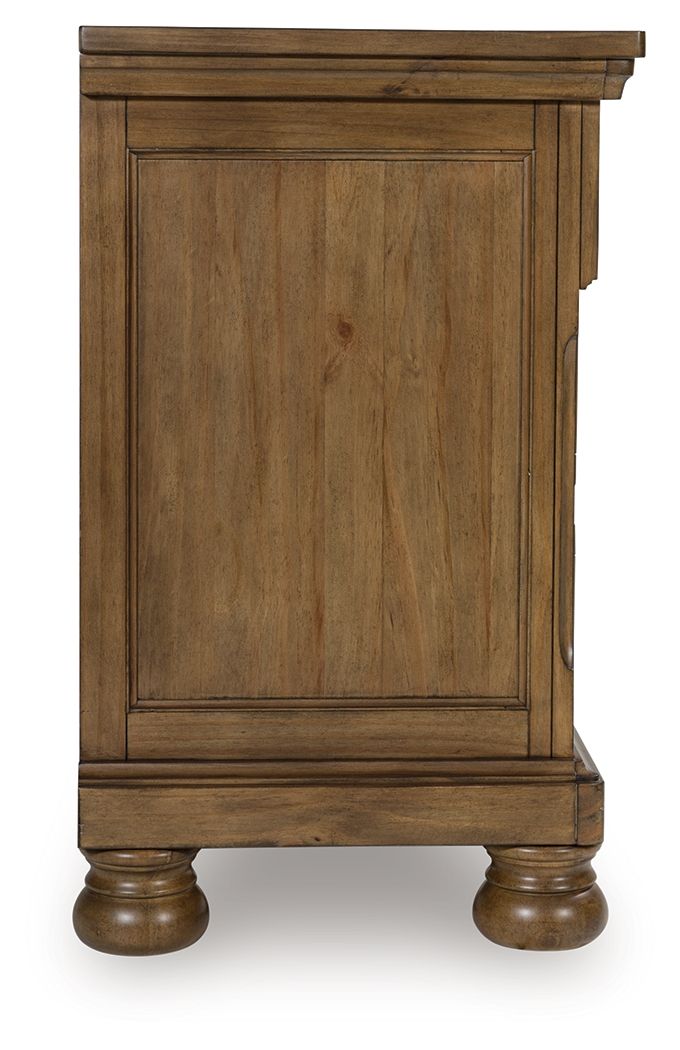 Feddinger - Two Drawer Night Stand - Medium Brown - R&R Furniture Gallery (Fountain Valley, CA)