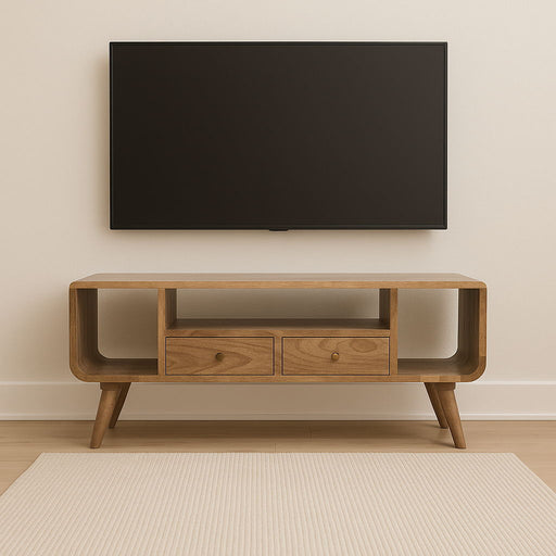Soba - Multi Media Unit - Brown - R&R Furniture Gallery (Fountain Valley, CA)