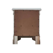 Glory Furniture Verona accent nightstand with a sleek wood finish and modern design, featuring a single drawer and open shelf.