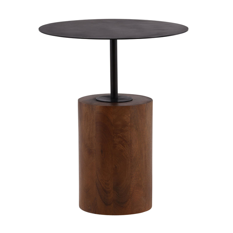 Arlo - Side Table - Brown And Black