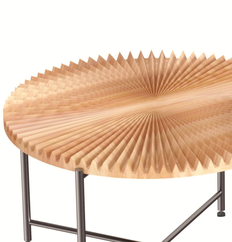 Radial - Pattern Coffee And End Table Set Waterproof Cover, Distressed Cylindrical Design (Set of 2) - R&R Furniture Gallery (Fountain Valley, CA)