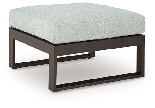 Beachloft - Ottoman With Cushion - Black / Gray - R&R Furniture Gallery (Fountain Valley, CA)