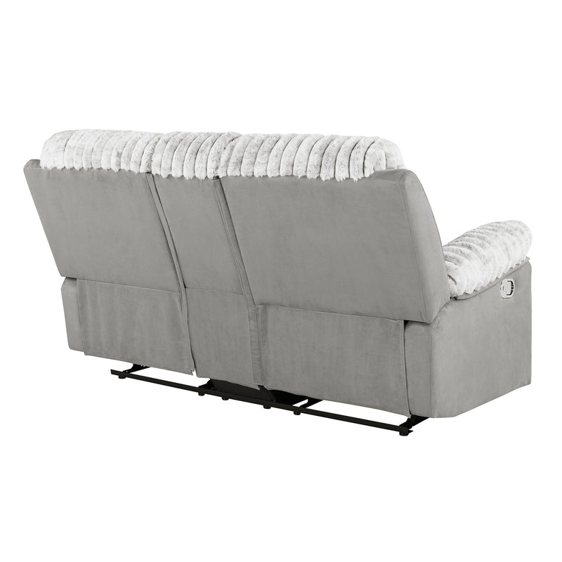 Bruni - Console Reclining Loveseat With Manual Recline - R&R Furniture Gallery (Fountain Valley, CA)