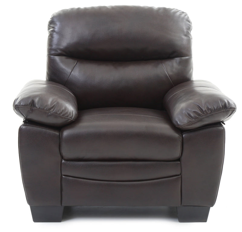 Glory Furniture Marta arm chair with cushioned seat and backrest, featuring a stylish wooden frame and modern design.