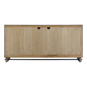 Kellem - Wood 4 Door Cabinet - Natural