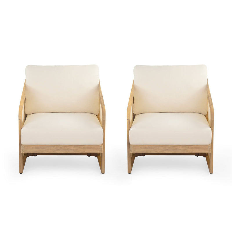Royal - Wood Textilene Club Chair - R&R Furniture Gallery (Fountain Valley, CA)