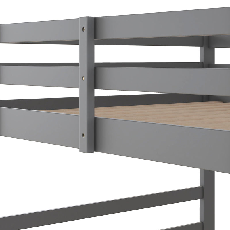 Solid Construction, Bunk Bed With Ladder - R&R Furniture Gallery (Fountain Valley, CA)