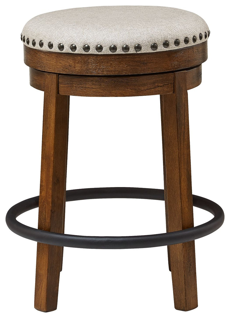 Valebeck - Upholstered Swivel Stool - R&R Furniture Gallery (Fountain Valley, CA)