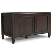 Connaught - Wide Storage Bench Trunk - Chestnut - R&R Furniture Gallery (Fountain Valley, CA)