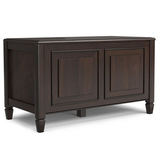 Connaught - Wide Storage Bench Trunk - Chestnut - R&R Furniture Gallery (Fountain Valley, CA)