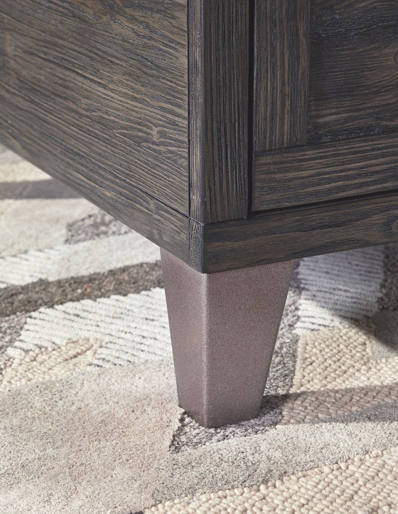 Todoe - Lift Top Cocktail Table - Dark Gray - R&R Furniture Gallery (Fountain Valley, CA)