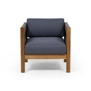 Outdoor Club Chair With Rattan Rope Wave - Dark Gray - R&R Furniture Gallery (Fountain Valley, CA)