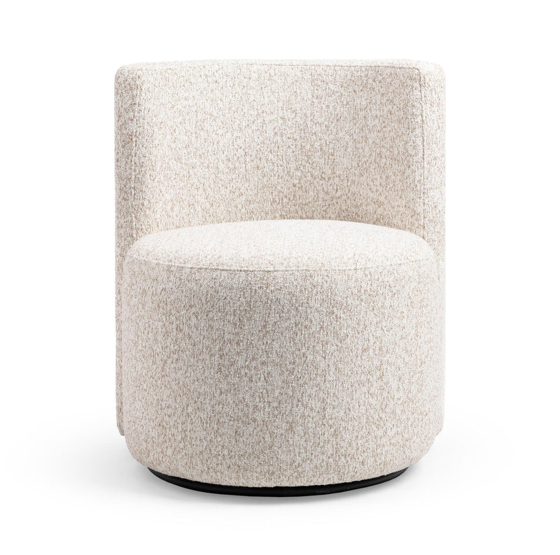 Solano - Outdoor Swivel Dining Chair - Hushed Oat