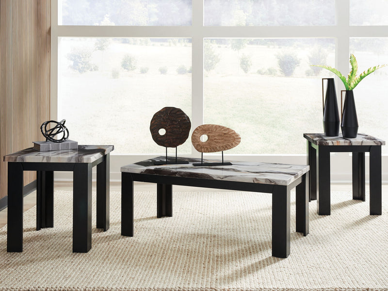 Jazmore - Occasional Table Set (Set of 3) - Dark Brown - R&R Furniture Gallery (Fountain Valley, CA)