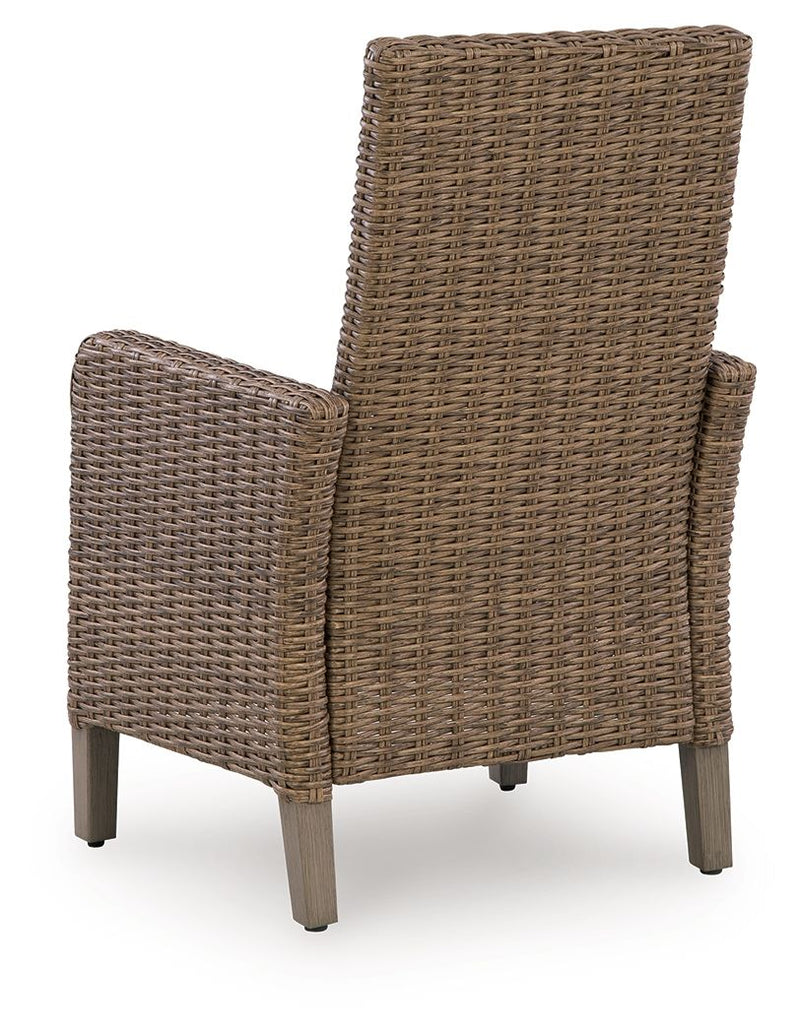 Laguna Heights - Arm Chair With Cushion (Set of 2) - Beige - R&R Furniture Gallery (Fountain Valley, CA)