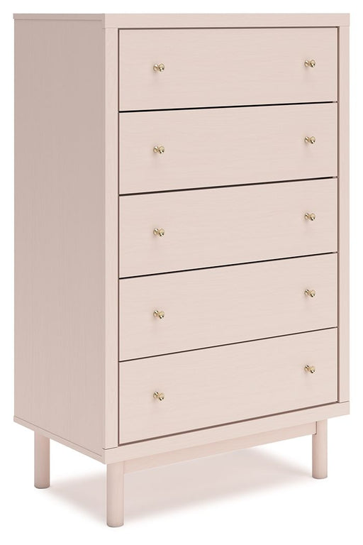 Wistenpine - Five Drawer Chest - Blush - R&R Furniture Gallery (Fountain Valley, CA)