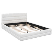 Upholstered Platform Bed With Headboard - R&R Furniture Gallery (Fountain Valley, CA)